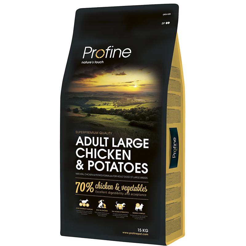 Корм для собак PROFINE курица, картофель сух. 15кг, для крупных пород курица, картофель сух. 15кг
Корм для собак PROFINE курица, картофель сух. 15кг, для крупных пород курица, картофель сух. 15кг