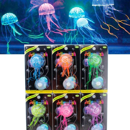 Декор для аквариумов JELLYFISH, Медуза силиконовая с неоновым эффектом, мини, D=3,5см
Декор для аквариумов JELLYFISH, Медуза силиконовая с неоновым эффектом, мини, D=3,5см
