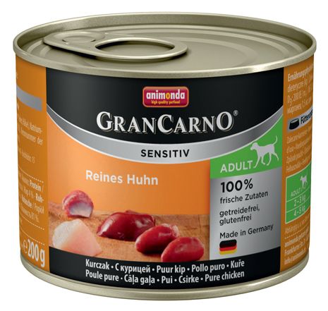 Корм для собак Animonda Gran Carno Sensitiv c курицей конс. 200г, Gran Carno Sensitiv c курицей конс. 200г
Корм для собак Animonda Gran Carno Sensitiv c курицей конс. 200г, Gran Carno Sensitiv c курицей конс. 200г