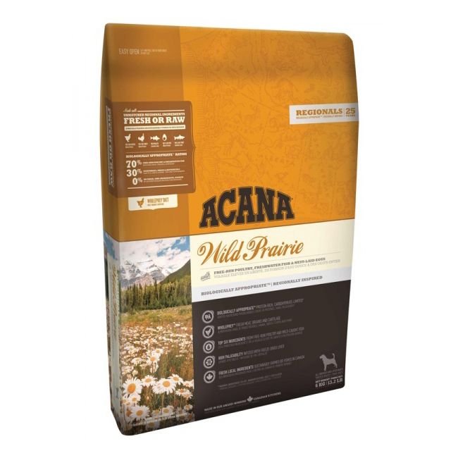 Корм для собак и щенков ACANA, Wild Prairie для всех пород, курица, индейка, рыба, яйцо сух. 2кг
Корм для собак и щенков ACANA, Wild Prairie для всех пород, курица, индейка, рыба, яйцо сух. 2кг