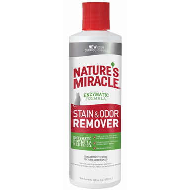 Уничтожитель пятен и запахов 8 IN 1 NATURES MIRACLE, JFC S&O Remover для кошек универсальный 473мл
Уничтожитель пятен и запахов 8 IN 1 NATURES MIRACLE, JFC S&O Remover для кошек универсальный 473мл
