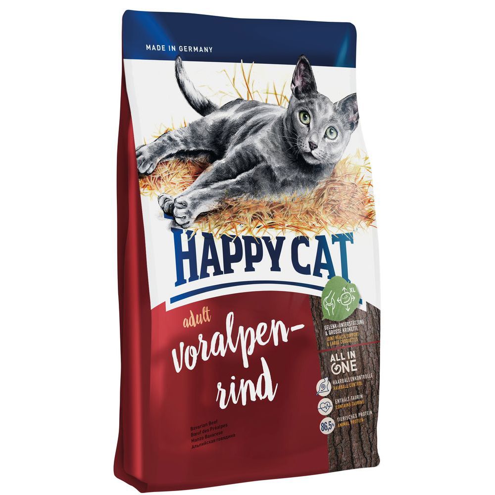 

Корм для кошек HAPPY CAT Fit & Well альпийская говядина сух. 4кг, Fit & Well альпийская говядина сух. 4кг