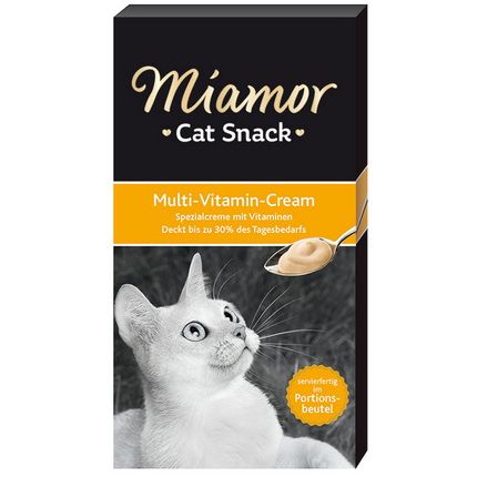 Лакомство для кошек Miamor Мультивитаминный крем 15г 6шт