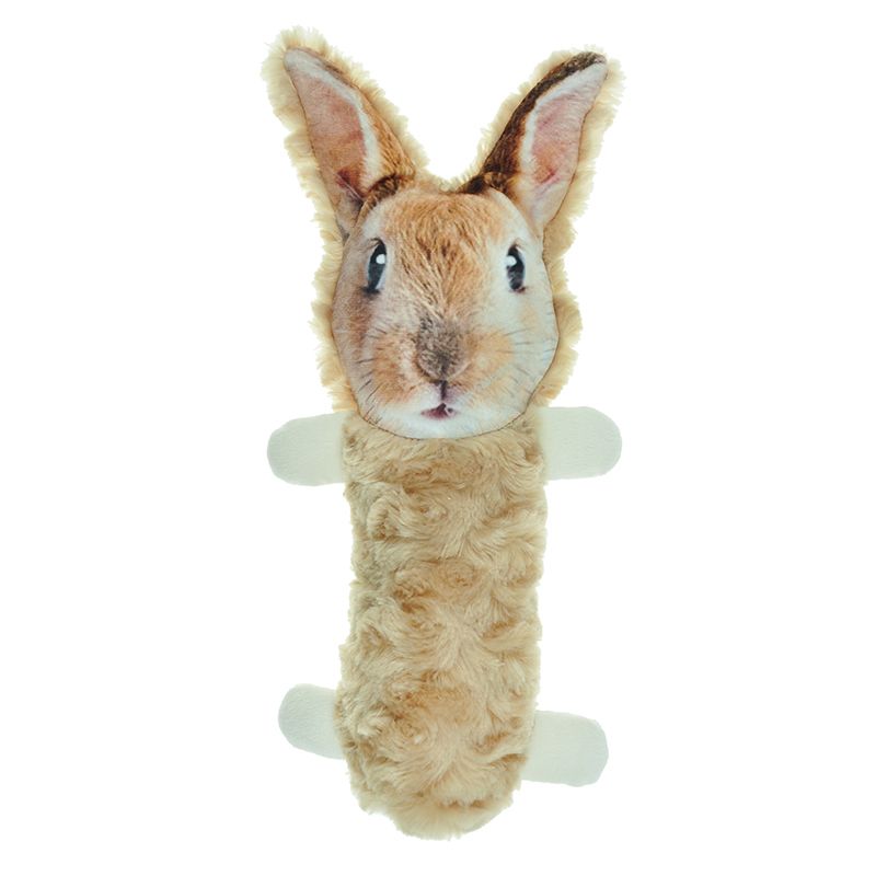 Игрушка для собак CHOMPER FurRealz Кролик с пищалкой плюш 34см игрушка для собак chomper enchanted forest лесные звери с длинным туловищем плюш 35см