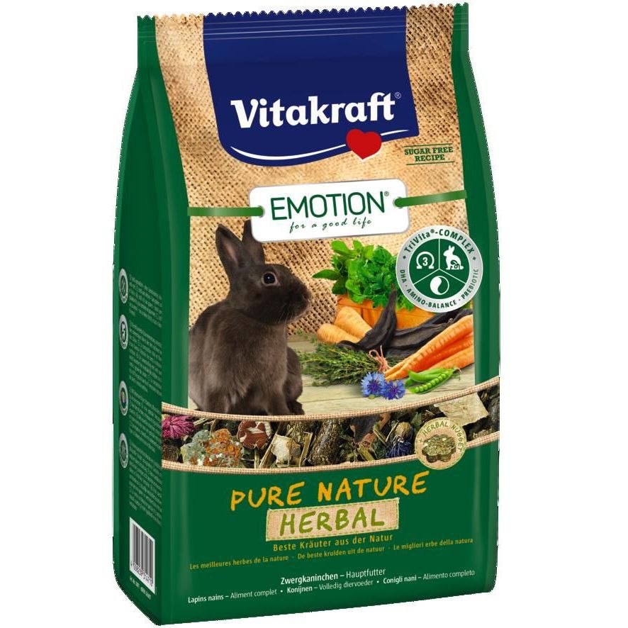 

Корм для кроликов VITAKRAFT, Pure Nature Herbal