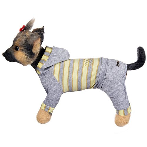 

Комбинезон для собак Dogmoda Грей трикотажный размер 4, Грей трикотажный размер 4