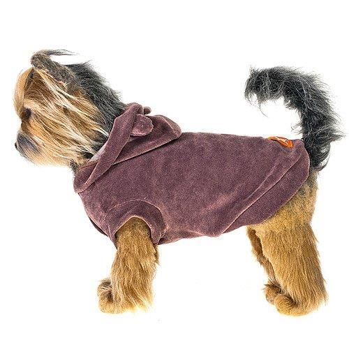 

Куртка для собак HAPPY PUPPY, Гламур коричневая 3 28см