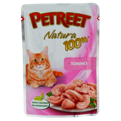 

Корм для кошек PETREET, Natura Лосось пауч 70г
