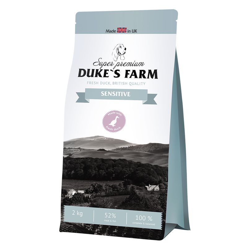 

Корм для собак DUKE'S FARM сенситив, утка сух. 2кг, сенситив, утка сух. 2кг