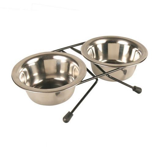 

Подставка с мисками TRIXIE, (Трикси) 2х0,2л