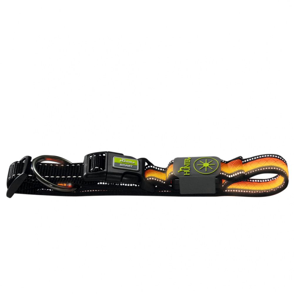 

Ошейник для собак HUNTER, Led Manoa Glow L (55-60)/2,5 оранжевый