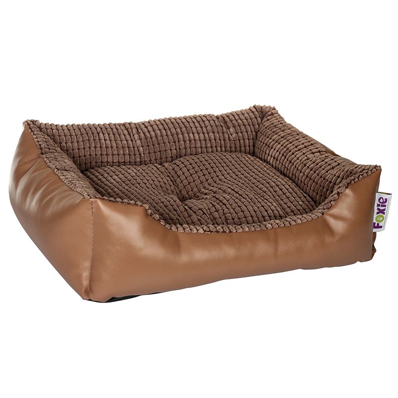 

Лежак для животных Foxie, Leather 52х41х10см коричневый