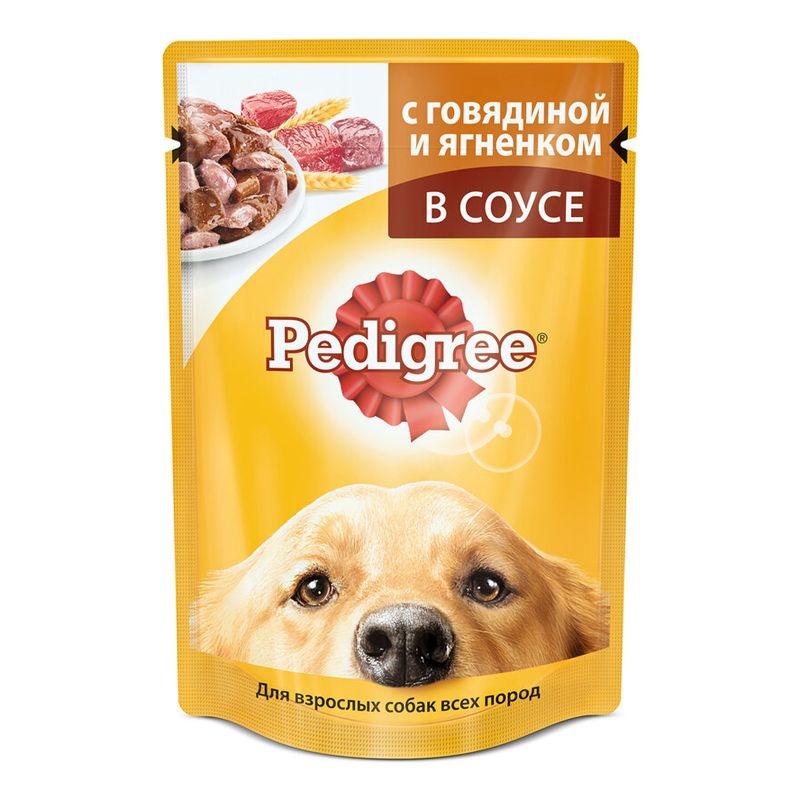 

Корм для собак Pedigree Говядина, ягненок конс. 100г, Говядина, ягненок конс. 100г