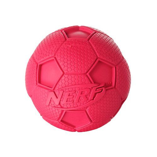 Игрушка для собак NERF Мяч футбольный пищащий 10см