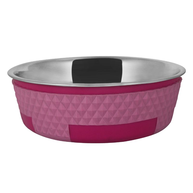 

Миска для животных Foxie, Trimond Bowl металлическая 800мл