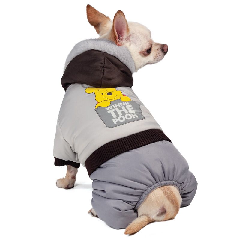 

Комбинезон для собак TRIOL, Disney Winnie-the-Pooh зимний Grey M, размер 30см