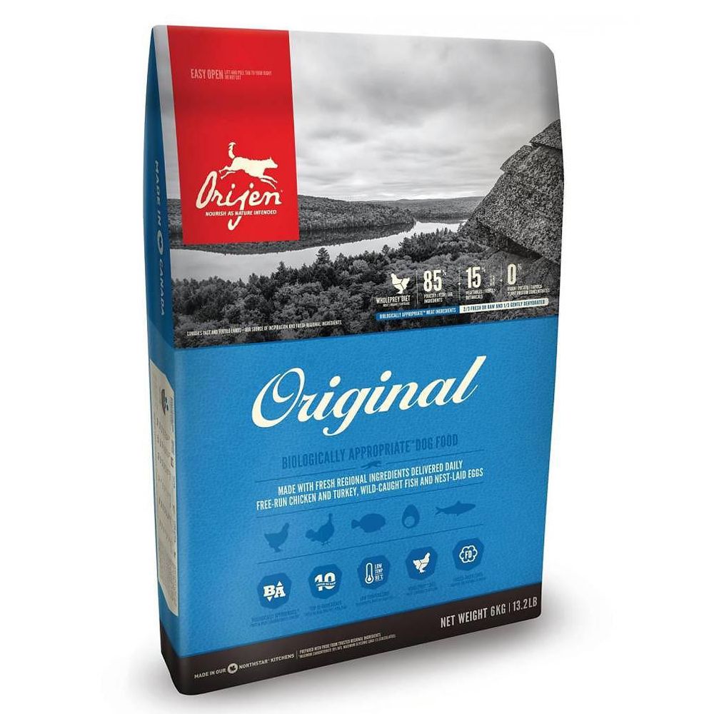 

Корм для собак Orijen, Original для всех пород (85/15) сух. 11,4кг