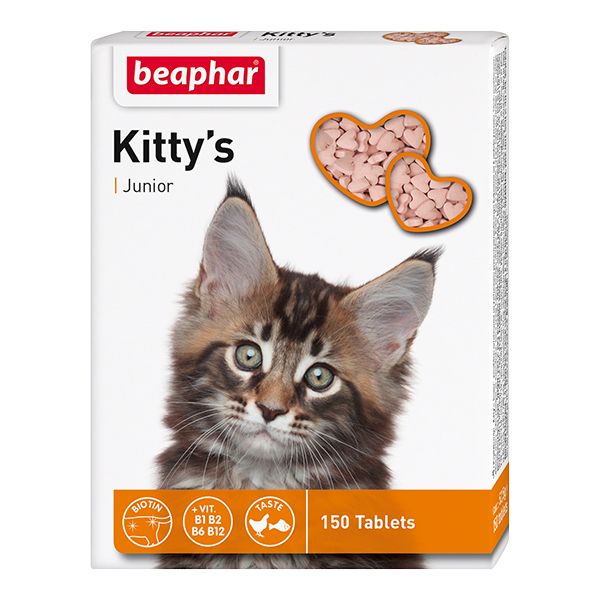 Витамины для котят Beaphar Kitty's Junior 150шт