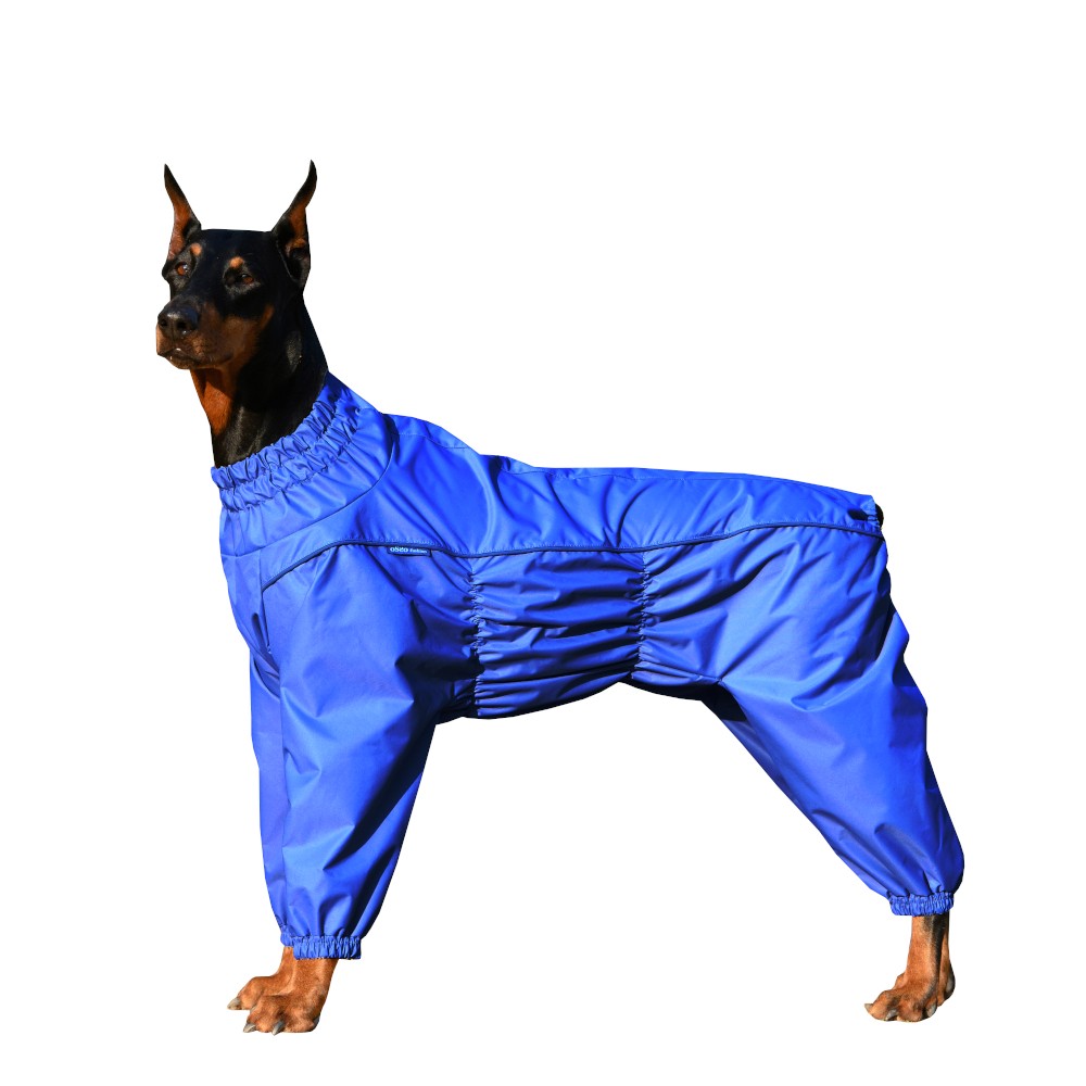 цена Комбинезон для собак OSSO-Fashion (кобель) мембрана, синий р.55-1