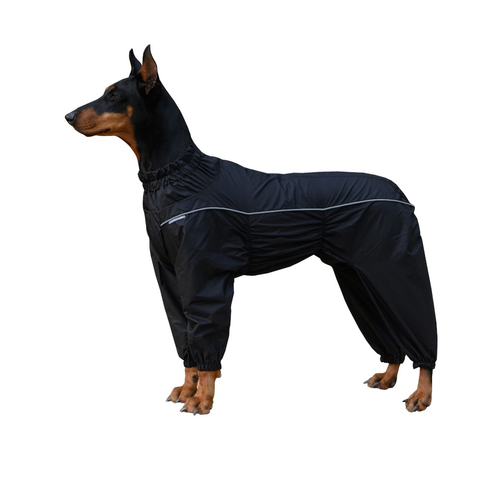 Комбинезон для собак OSSO-Fashion , (кобель) черный р.50-1 комбинезон для собак osso fashion демисезонный на флисе р 25 унисекс протектор