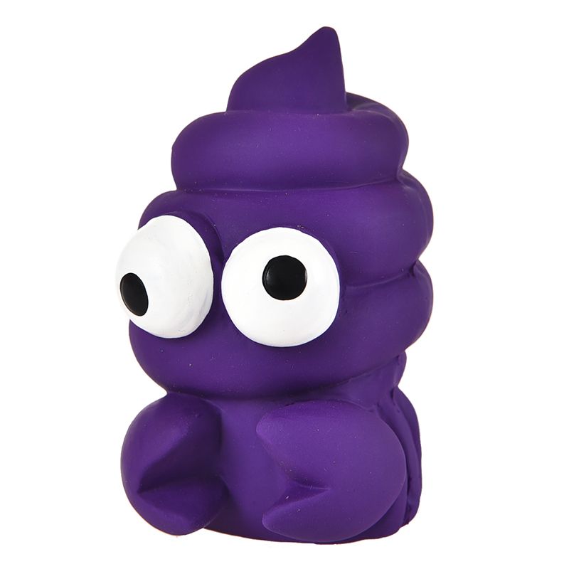 Игрушка для собак Foxie Рак отшельник с пищалкой 10см латекс фиолетовый