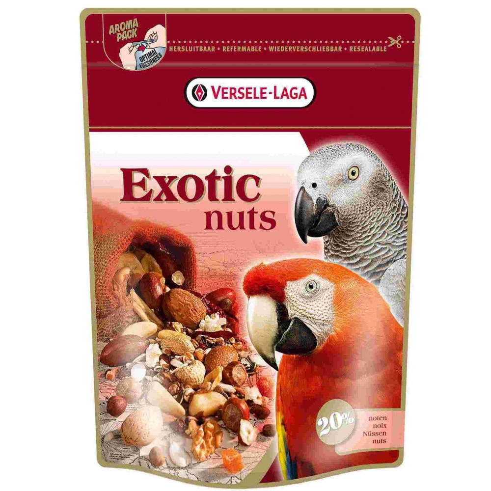 

Корм для птиц VERSELE-LAGA, Exotic Nuts для крупных попугаев 750г