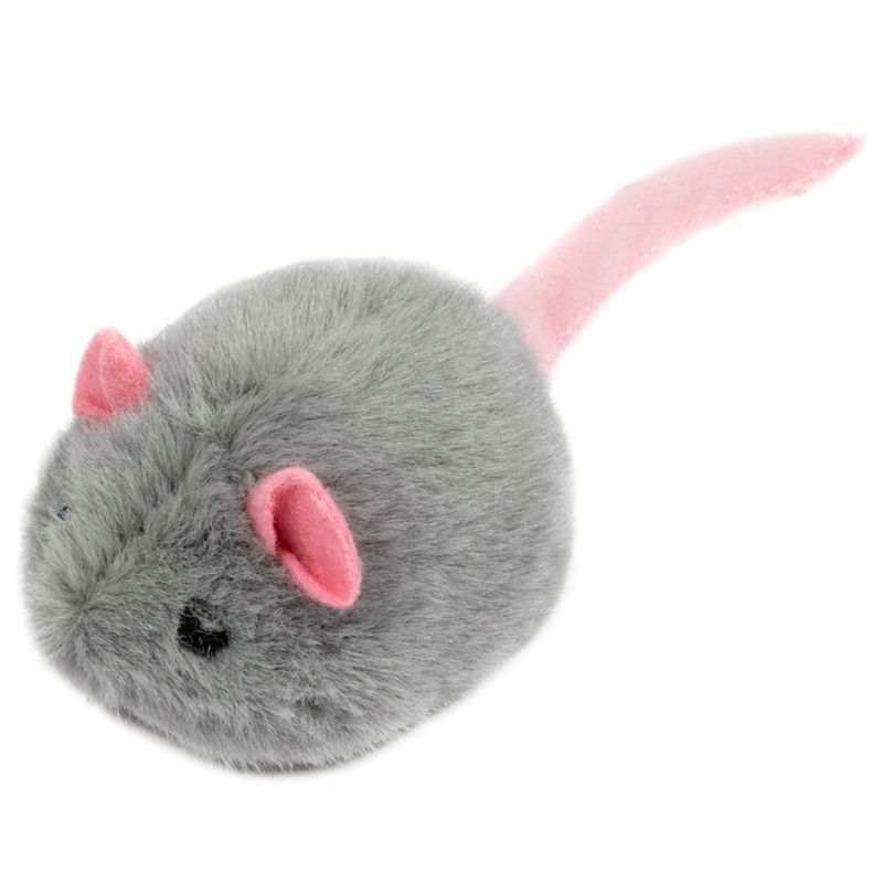 Игрушка для кошек GIGWI Мышка со звуковым чипом 6см, серия Melody Chaser игрушка для кошки gigwi мышка со звуковым чипом