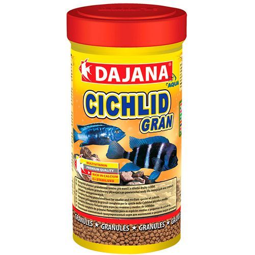 

Корм для рыб DAJANA Cichlid Gran гранулы 250мл, Cichlid Gran гранулы 250мл