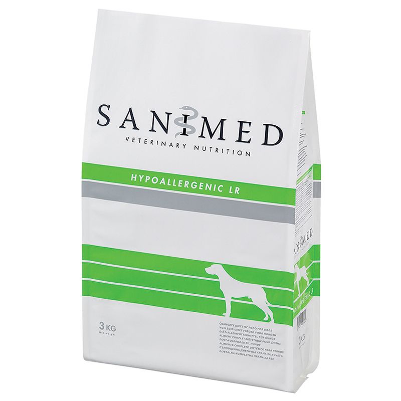 

Корм для собак SANIMED dog Hypoallergic LR при пищевой аллергии, ягненок сух. 3кг, dog Hypoallergic LR при пищевой аллергии, ягненок сух. 3кг