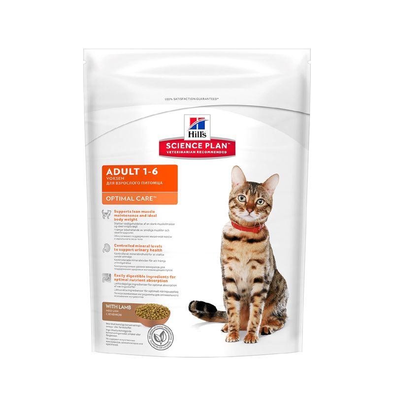 

Корм для кошек Hill's Science Plan ягненок сух. 400г, Science Plan ягненок сух. 400г