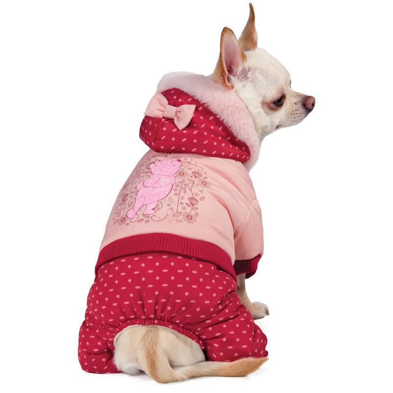 Комбинезон для собак TRIOL Disney Winnie-the-Pooh зимний Pink XS, размер 20см комбинезон для собак triol disney winnie the pooh зимний green s размер 25см