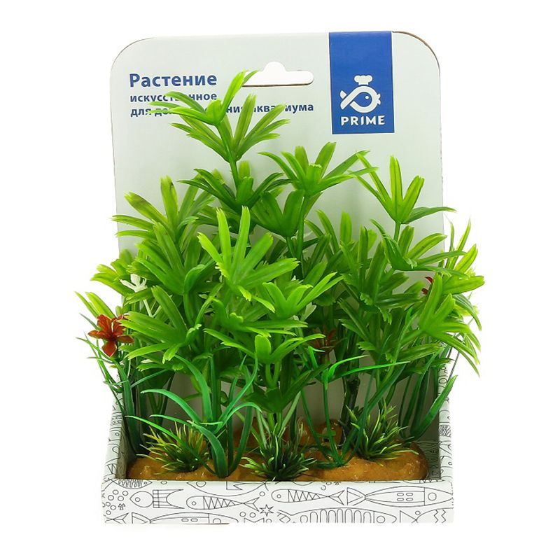 Композиция из пластиковых растений PRIME 2 15см композиция из пластиковых растений prime 20см 60201