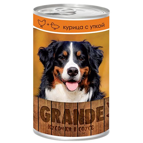 

Корм для собак VitaPRO Grande курица, утка конс. 1250г, Grande курица, утка конс. 1250г