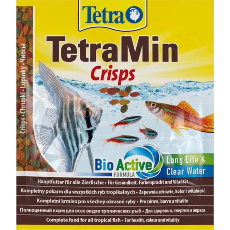 корм tetra pro algae crisps растительный для всех видов рыб в чипсах 500 мл Корм для рыб TETRA Min PRO crisp для всех видов рыб в чипсах 12г