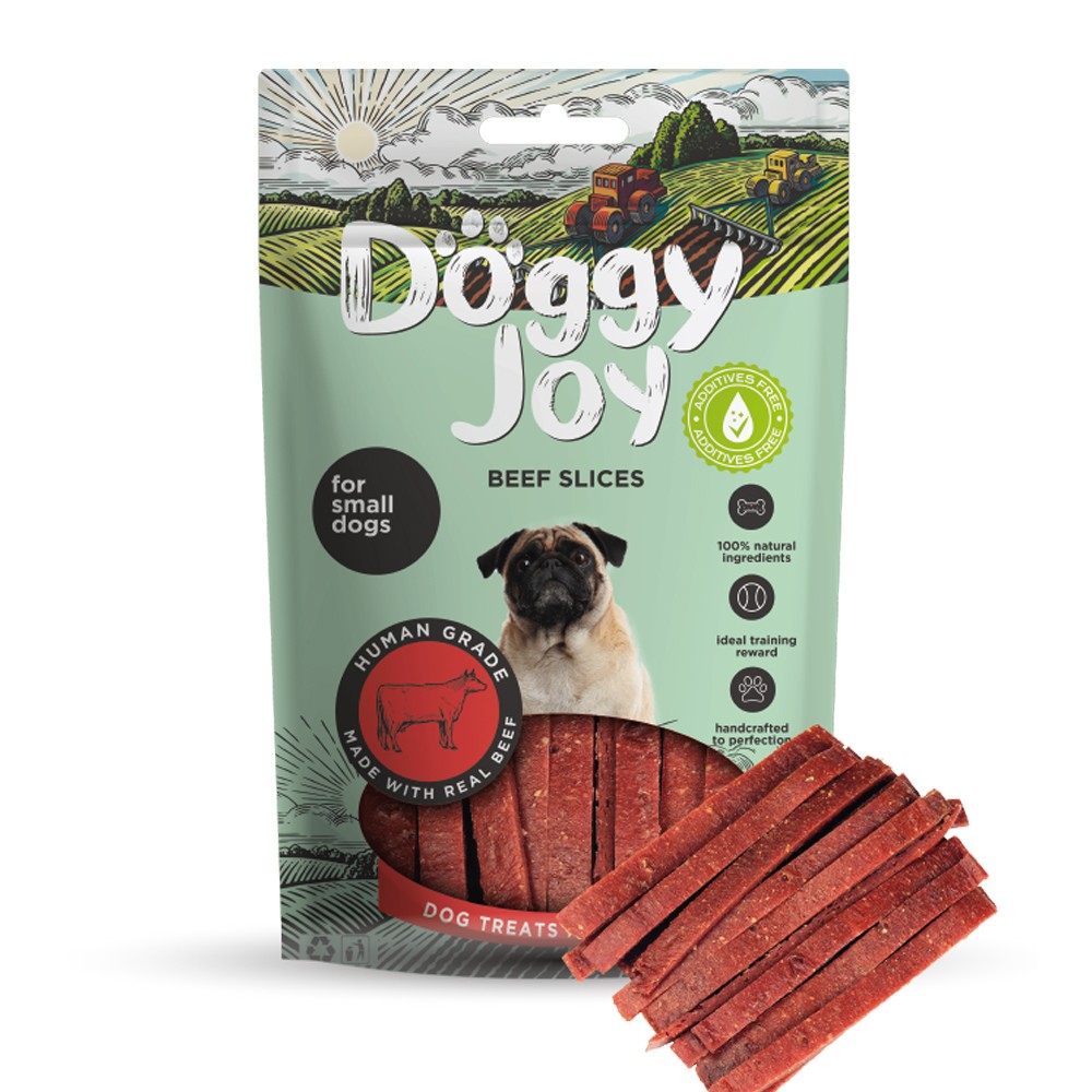 Лакомство для собак DOGGY JOY 50751 для мелких пород Палочки говядины 55г