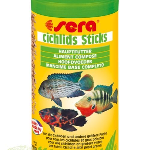 Корм для рыб SERA Cichlids Sticks 1000мл корм для рыб sera cichlid sticks 1 л 210 г