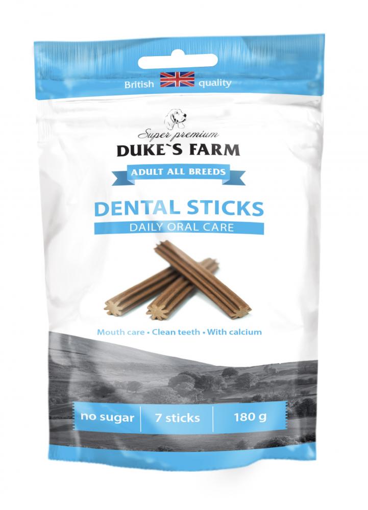 

Лакомство для собак DUKE'S FARM Dental Sticks для поддержания здоровья полости рта, Dental Sticks для поддержания здоровья полости рта