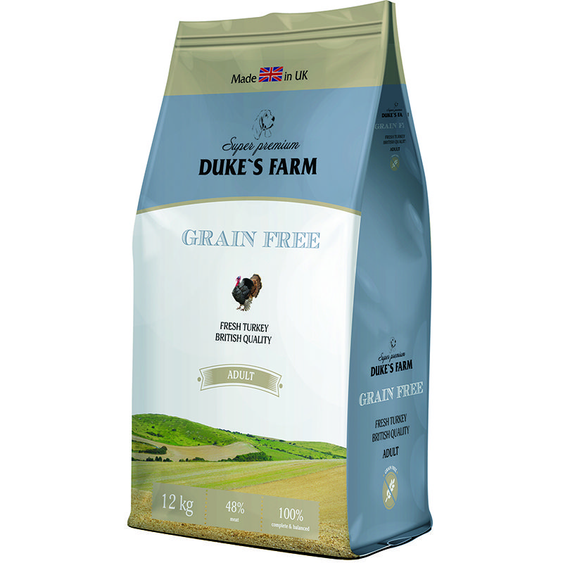 

Корм для собак DUKE'S FARM беззерновой, индейка сух. 12кг, беззерновой, индейка сух. 12кг