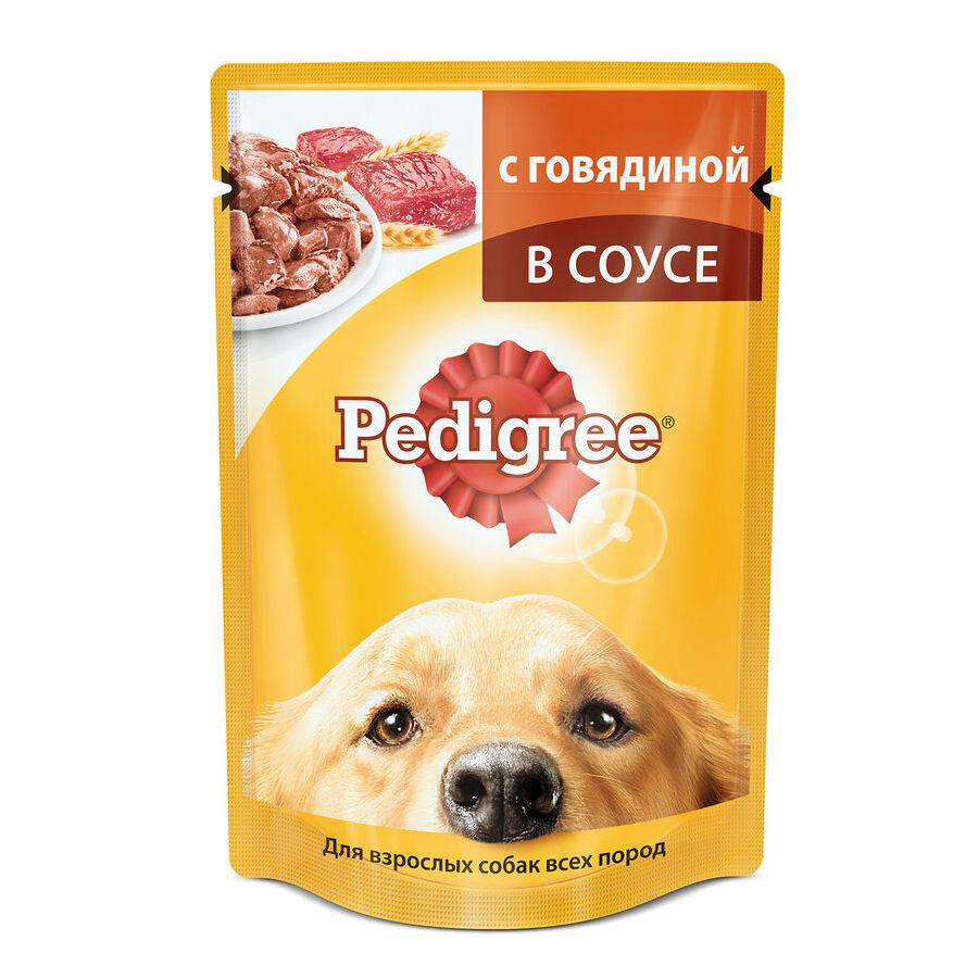 

Корм для собак Pedigree Говядина конс. 100г, Говядина конс. 100г