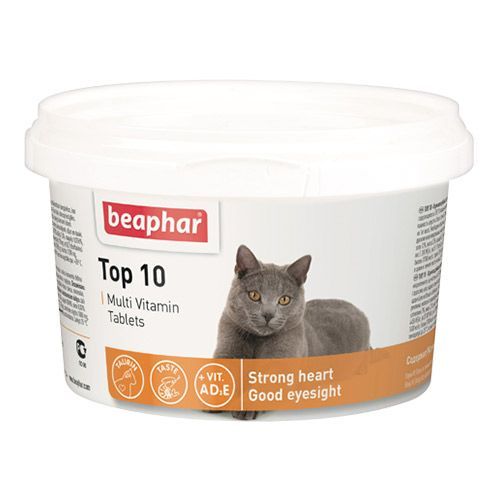 Витамины для кошек Beaphar Тор10 180шт