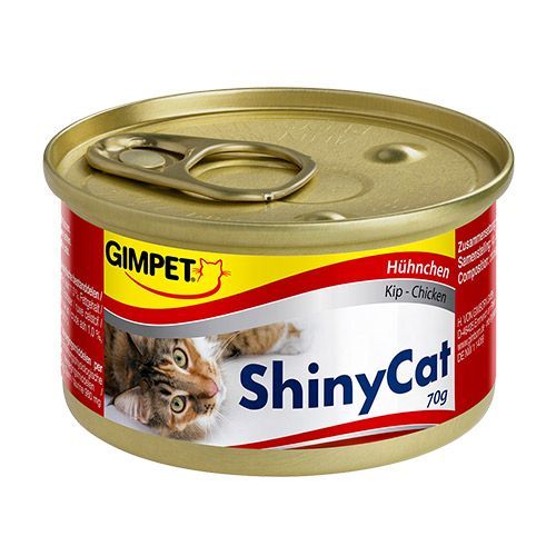 

Корм для кошек GIMBORN GimPet Shiny Cat, Цыпленок конс.70г, GimPet Shiny Cat, Цыпленок конс.70г