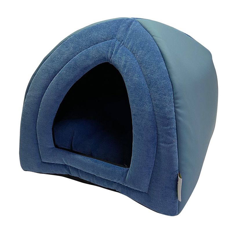

Домик для животных Foxie, Leather 40х40х40см голубой