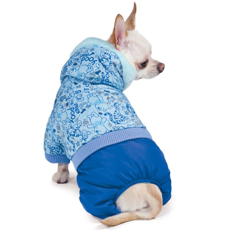 Комбинезон для собак TRIOL Disney Winnie-the-Pooh зимний Blue L, размер 35см