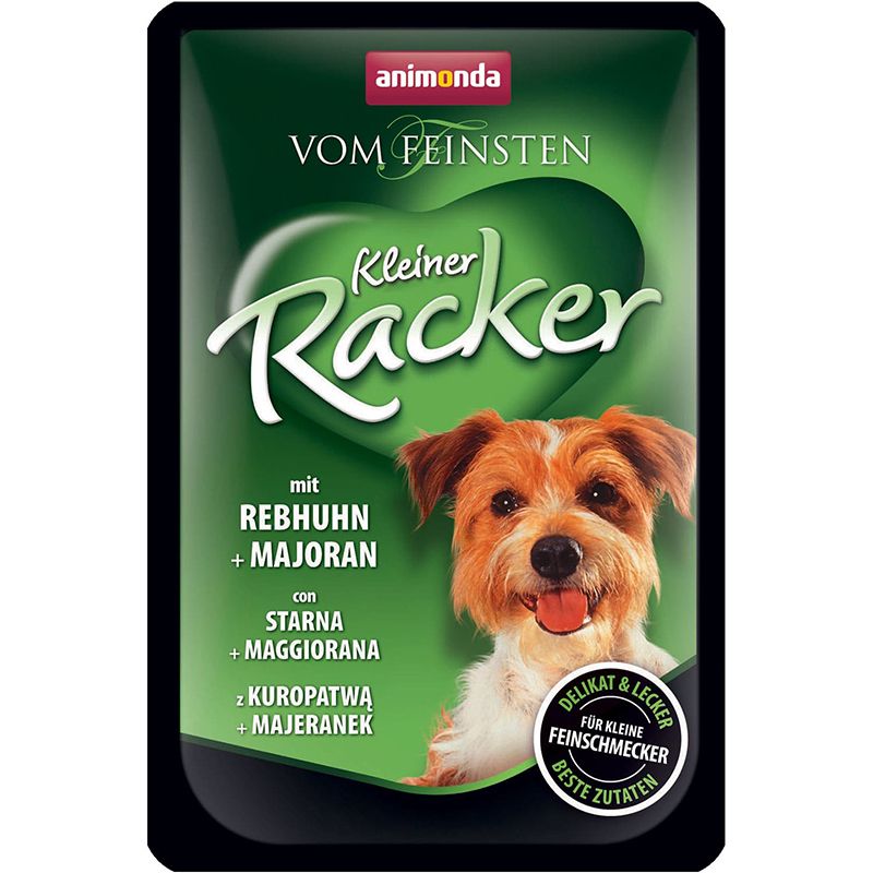 

Корм для собак Animonda, Vom Feinsten Kleiner Racker c куропаткой и майораном пауч 85г