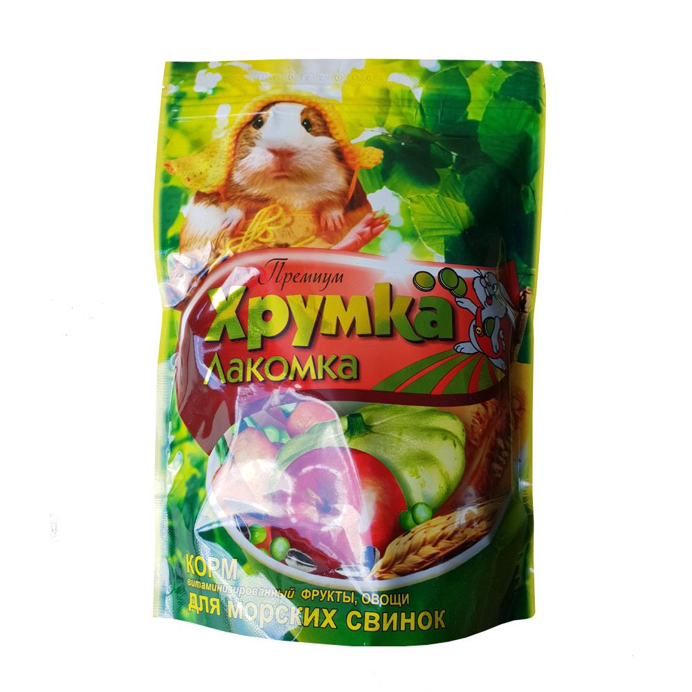 

Корм для грызунов ХРУМКА-ЛАКОМКА, для морских свинок, фрукты и овощи сух. 500г