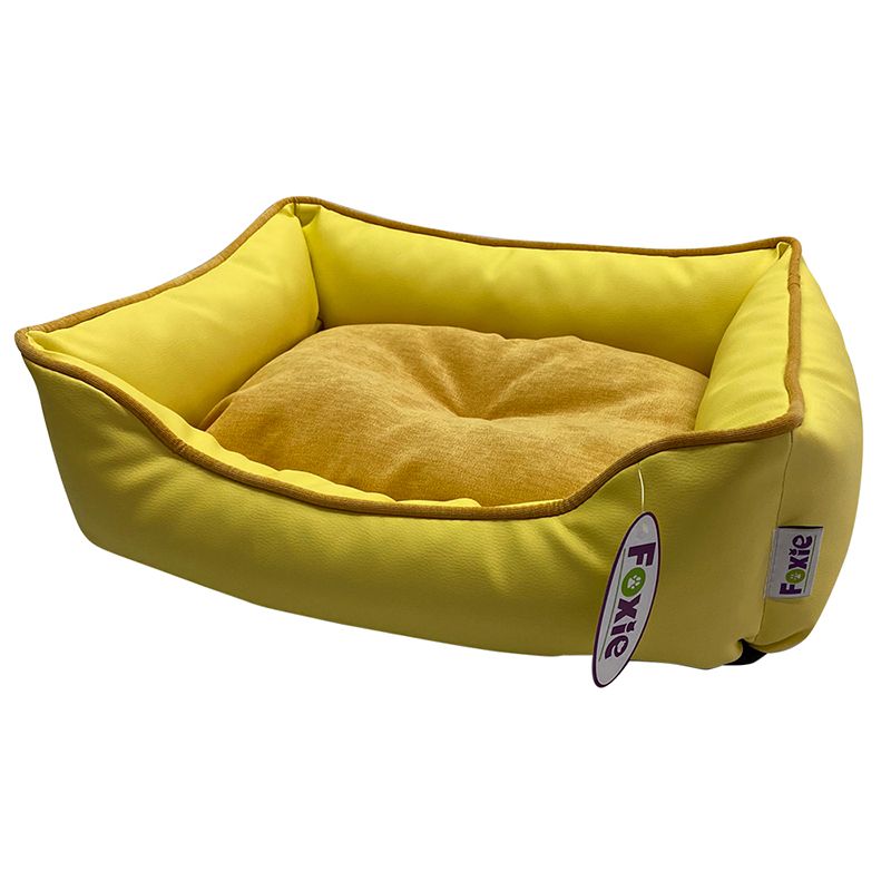

Лежак для животных Foxie, Leather 52х41х10см желтый