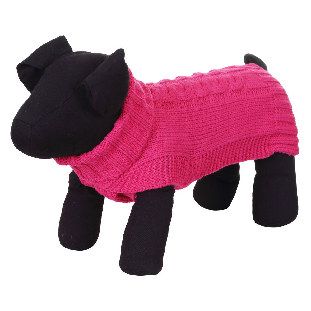 цена Свитер для собак RUKKA Wooly Knitwear размер M розовый