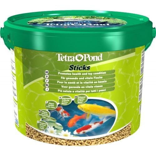 Корм для рыб TETRA Pond Sticks для прудовых рыб в палочках 10л