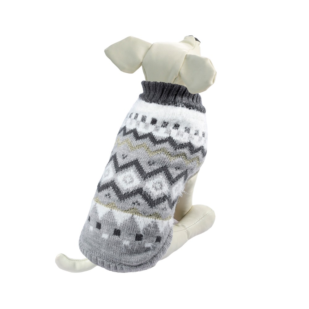 Свитер для собак TRIOL Ромбы XS, серый, размер 20см свитер vosq размер xs мультиколор