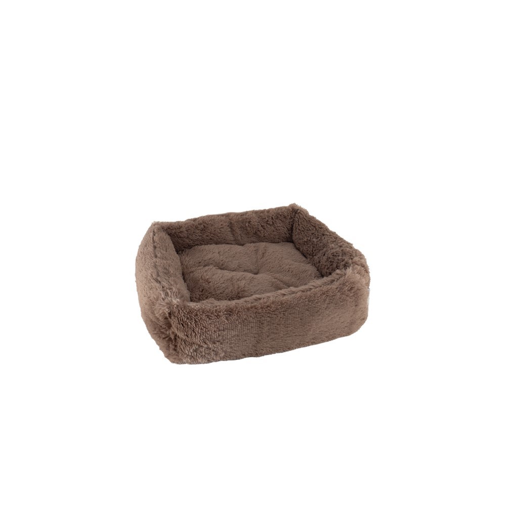 Лежак для животных Foxie Furry comfort 60х50см из меха коричневый